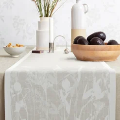 Ekelund Bordslöpare|Ekelund Löpare|Airy beige löpare 35X120 - s Linneväveri