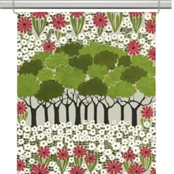 Arvidssons textil Panelgardiner|Allé grön panelgardiner
