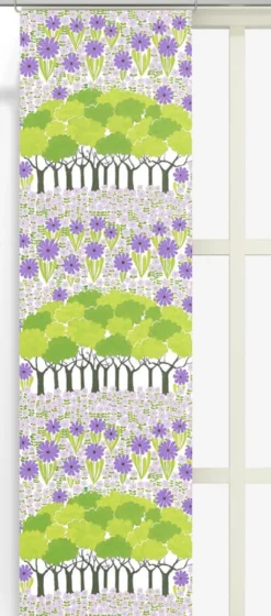 Arvidssons textil Panelgardiner|Allé lila panelgardin
