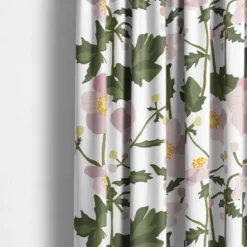 Arvidssons textil Gardiner Mönstrade|Anemon rosa gardiner