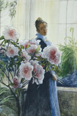 Svanefors Kökshandduk|Azalea kökshandduk - Carl Larsson