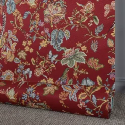 Nordisk Textil Blommiga Möbeltyger|Mönstrade Möbeltyger|Bailey röd gobeläng