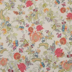 Nordisk Textil Gardintyger Mönstrade|Bengale multi blommigt gardintyg