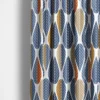 Arvidssons textil Gardintyger Mönstrade|Arvidssons Textil|Blader blå tyg