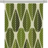 Arvidssons textil Panelgardiner|Blader culla grön panelgardiner