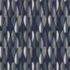 Arvidssons textil Gardintyger Mönstrade|Arvidssons Textil|Blader mörkblå tyg