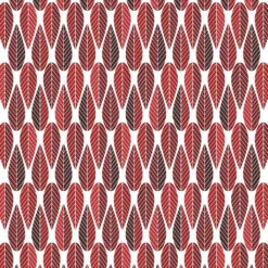 Arvidssons textil Gardintyger Mönstrade|Arvidssons Textil|Blader röd tyg