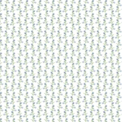 Arvidssons textil Gardintyger Mönstrade|Arvidssons Textil|Blåklocka vit tyg