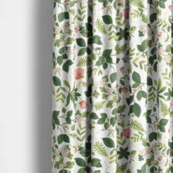Arvidssons textil Gardiner Mönstrade|Blomsterlund grön - gardiner