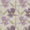 Arvidssons textil Gardintyger Mönstrade|Arvidssons Textil|Blomsterskrud culla lila tyg