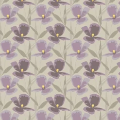 Arvidssons textil Gardintyger Mönstrade|Arvidssons Textil|Blomsterskrud culla lila tyg