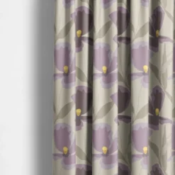 Arvidssons textil Gardintyger Mönstrade|Arvidssons Textil|Blomsterskrud culla lila tyg