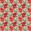 Arvidssons textil Gardintyger Mönstrade|Arvidssons Textil|Blomsterskrud culla röd tyg