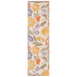 Ekelund Bordslöpare|Ekelund Löpare|Blomsterslinga löpare 35X120 - s Linneväveri