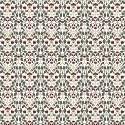 Arvidssons textil Gardintyger Mönstrade|Arvidssons Textil|Blomstersnår brun tyg