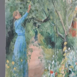 Svanefors Tygtavla|Blomsterträdgård 95x130 Tygtavla - Carl Larsson