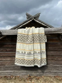 Kerstin Landström Design Ullfiltar|Bohus höst ullfilt 130x180cm -