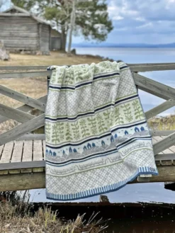 Kerstin Landström Design Ullfiltar|Bohus sommar ullfilt 130x180cm -