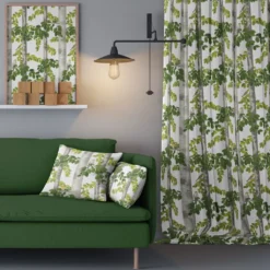 Arvidssons textil Gardiner Mönstrade|Boksångare gardiner