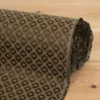Nordisk Textil Rutiga Möbeltyger|Mönstrade Möbeltyger|Borgholm brun-guld - rutigt möbeltyg i klassisk stil