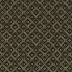 Nordisk Textil Rutiga Möbeltyger|Mönstrade Möbeltyger|Borgholm svart-guld - rutigt möbeltyg i klassisk stil