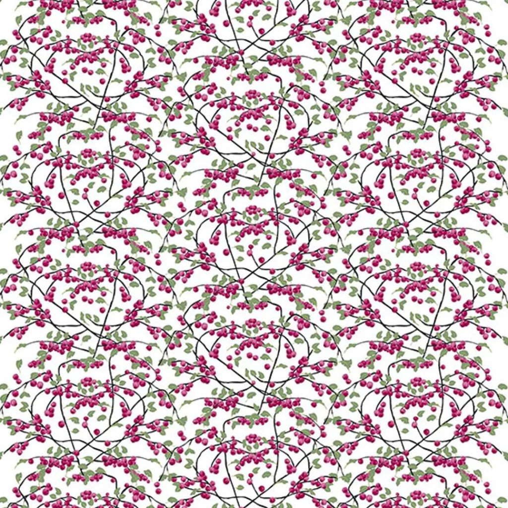 Arvidssons textil Arvidssons Textil|Bärig cerise tyg