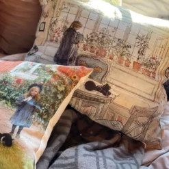 Svanefors Mönstrade Kuddfodral|Brita kuddfodral - Carl Larsson