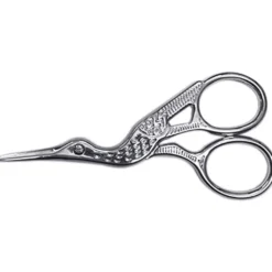 Saxar|Broderisax fågel silver 9 cm