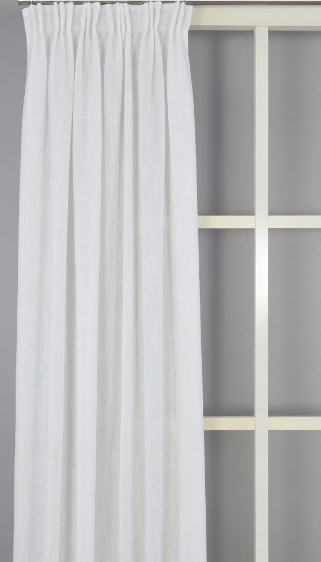 Fondaco Gardiner Enfärgade|Brooklyn offwhite gardiner - stilfulla gardiner med linnestruktur