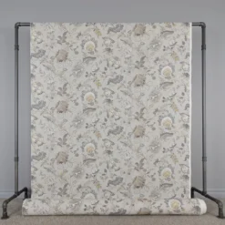 Nordisk Textil Gardintyger Mönstrade|Ceylan beige-gul tyg