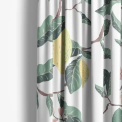 Arvidssons textil Gardiner Mönstrade|Citron grön gardiner