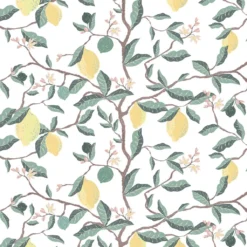 Arvidssons textil Gardintyger Mönstrade|Arvidssons Textil|Citron grön tyg
