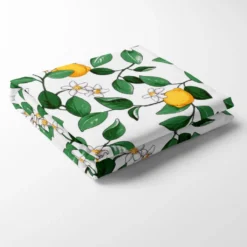 Arvidssons textil Bordsduk|Citronlycka vit bordsduk med citroner