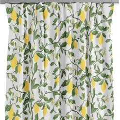 Arvidssons textil Gardiner Mönstrade|Citronträd gul - gardiner med citroner