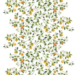 Arvidssons textil Gardintyger Mönstrade|Arvidssons Textil|Citrusträdet tyg