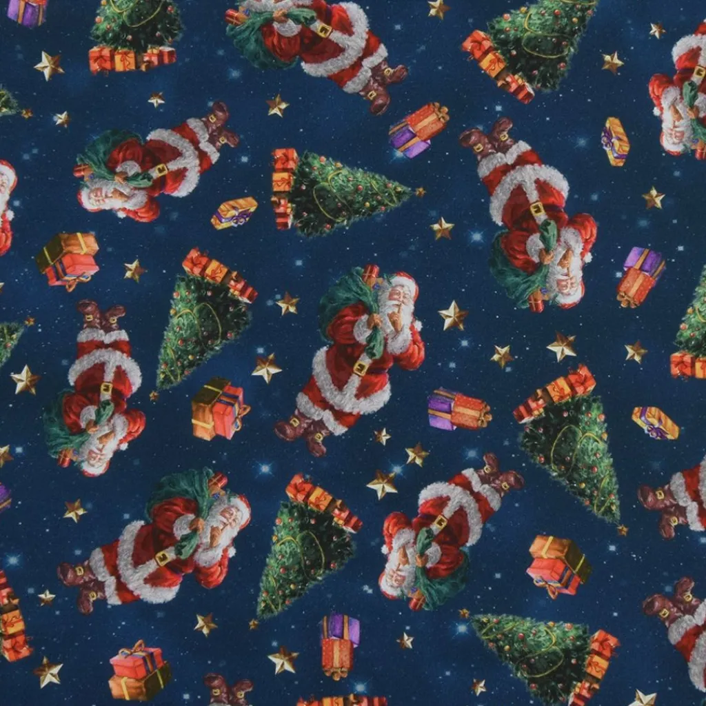 Gardintyger Mönstrade|Jultyger|Classic Santa tyg