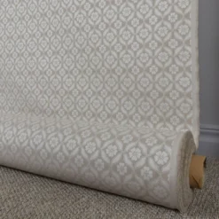 Mönstrade Möbeltyger|Bolster|Clover beige tyg