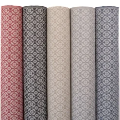 Mönstrade Möbeltyger|Bolster|Clover marin tyg
