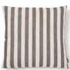 Jakobsdals Mönstrade Kuddfodral|Cruella stripe brun kuddfodral