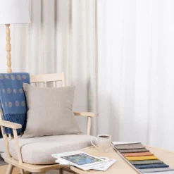 Mörkläggningsgardiner|Gardiner Enfärgade|Cru offwhite mörkläggningsgardiner