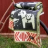 Kerstin Landström Design Ullfiltar|Dalarna svart ullfilt 130x180cm -