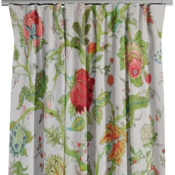 Nordisk Textil Gardiner Mönstrade|Linnetyger|Darjeeling lin gardiner