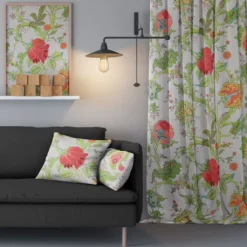 Nordisk Textil Gardintyger Mönstrade|Darjeeling tyg