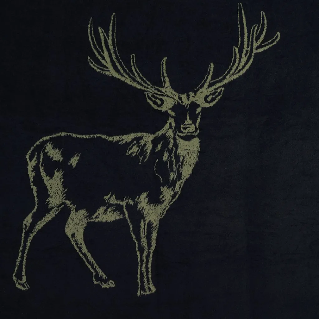 Biederlack Bomullsfiltar|Deer grön filt