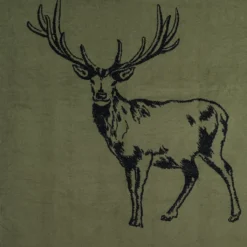 Biederlack Bomullsfiltar|Deer grön filt