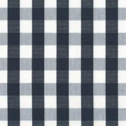 Nordisk Textil Rutiga Möbeltyger|Rutor & Ränder|Dewon marinblå-vit rutigt tyg