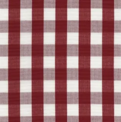 Nordisk Textil Rutiga Möbeltyger|Rutor & Ränder|Dewon röd-vit rutigt tyg