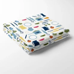 Arvidssons textil Bordsduk|Dinner blå bordsduk