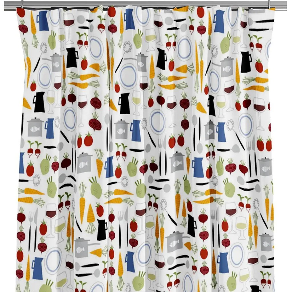 Arvidssons textil Gardiner Mönstrade|Dinner multi gardiner