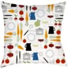 Arvidssons textil Mönstrade Kuddfodral|Dinner multi kuddfodral